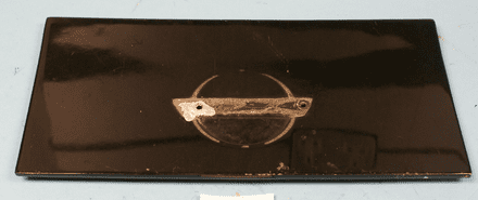 1986-1996 Corvette C4 Black Fuel Gas Door Lid GM #14047485, Used OK