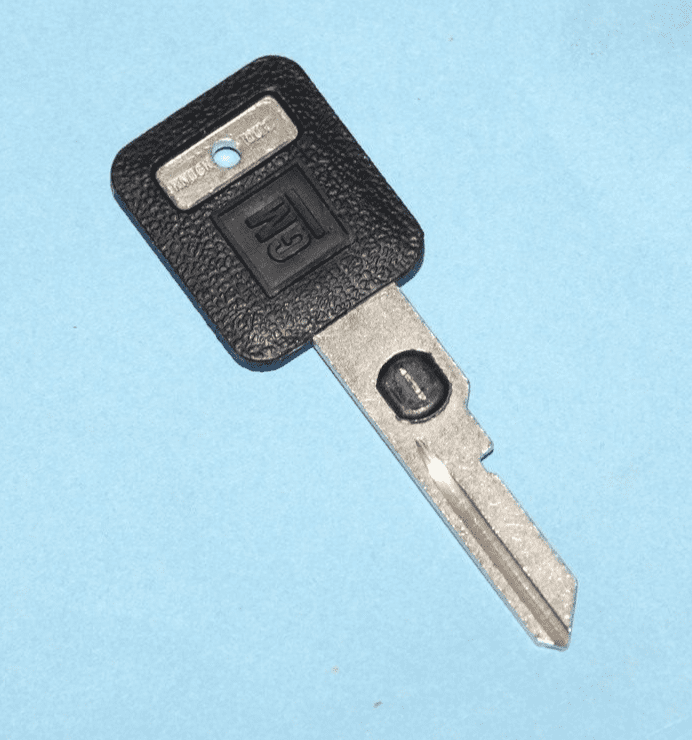 1986-1996 Corvette C4 Single Sided VATS Key 01 GM 26012101 26019391 0 4