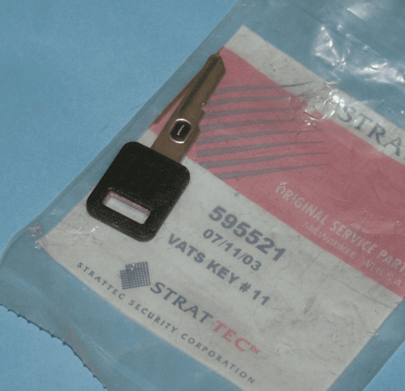 1986-1996 Corvette C4 Single Sided VATS Key #11,  4.75Ω