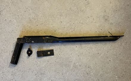 1987-1996 C4 Corvette, rusty GM14050029 JACK HANDLE inc CLIP & WING NUT, restorable ,Used