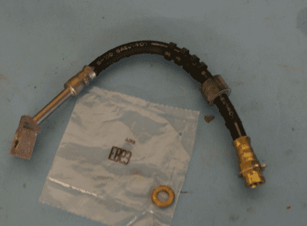 1988-1992 C4 Corvette Brake Hose, Rear Right, BH 38656 New,