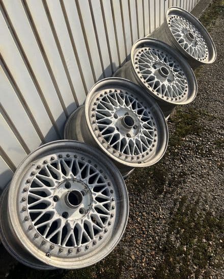 1988-1996 C4 4x BBS-style WHEELS 17 x 9.5 used