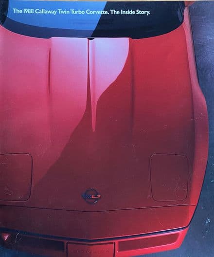 1988 Callaway Twin-Turbo 12 page Brochure Bcal2