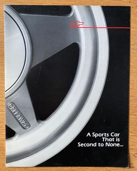 1988 Callaway Twin-Turbo 4 page Brochure Bcal1