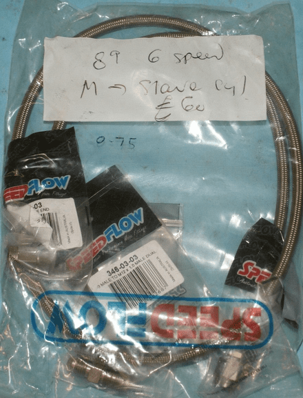 1989 Corvette C4 6-Speed Master Cylinder- Slave Cylinder HOSE , New Box C