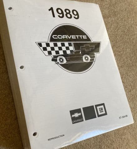 1989 GM OEM Shop Manual 1989 C4 Corvette ST-364-89 unbound reproduction (1)