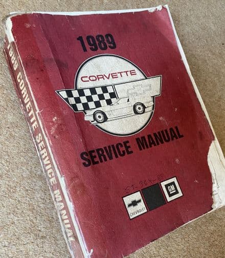 1989 GM OEM Shop Manual C4 Corvette ST-364-89