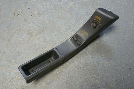 1990-1991 C4 Corvette,LH Arm Rest Panel & Power Mirror/Window Switches,Grey,GM 10085953