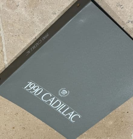 1990 Cadillac Full Range Media Pack embossed 3-ring binder inc 35mm slides & 10x8 Color + B&Ws