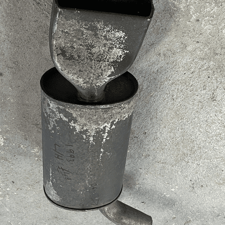 1992-96 Left Rear C4 exhaust Muffler Silencer, GM 10255648 Used OK