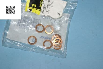 1993 - 2004 C5 Corvette Front Brake Hose Copper Washer, GM 21012386, NEW