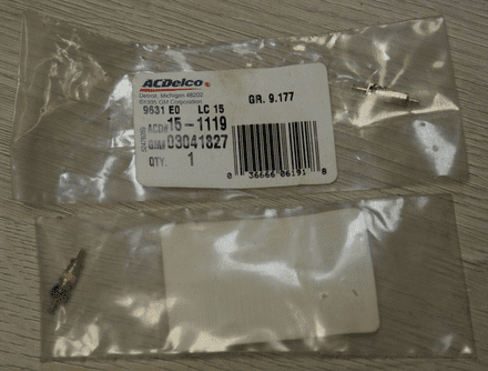 1993-2021 C4 C5 C6 C7 C8 Corvette,Tyre Valve/ A/C Refrigerant Valve,GM 3041827,New