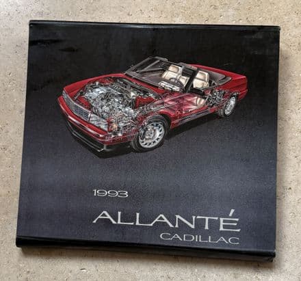 1993 Cadillac  ALLANTE Northstar DOHC V8 Media Pack 3-ring binder inc 35mm slides & 10x8 B&Ws
