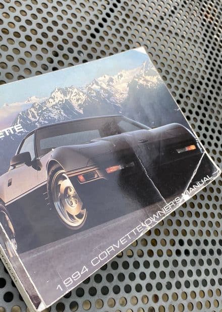 1994 GM OEM 1994 Corvette Owner's Manual OM-94A 2nd edition