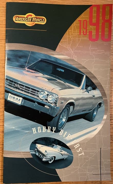 1995 ERTL AMERICAN MUSCLE MODEL CATALOGUE . 24 pages Very nice