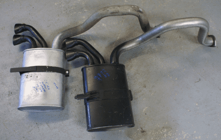 1997-04 C5 Muffler & Over Pipe RH only ,New