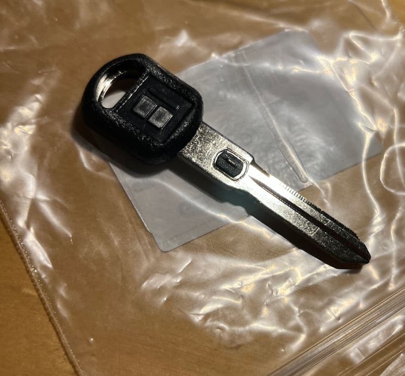 1997-2004 #07 Corvette C5 Double Sided VATS Key Code 7   1.86 Ω New,