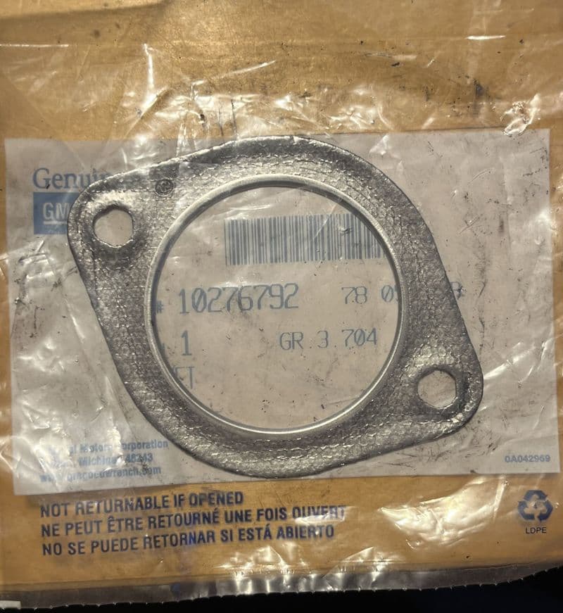 1997-2004 C5, GM 10276792 Cat Converter to Muffler Gasket