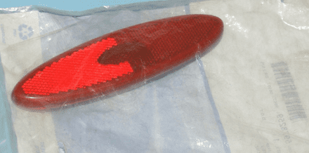 1997-2004 Corvette C5 Red Rear Side Marker, GM 5978259, New,