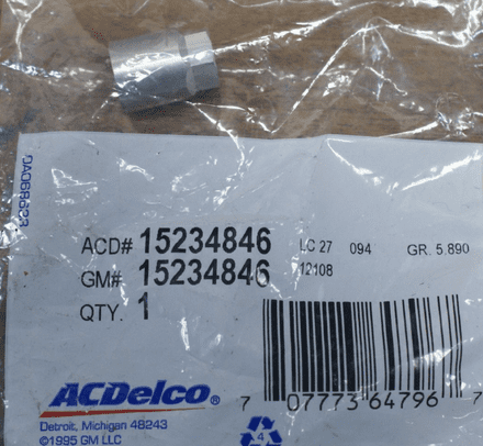 1997-2012 C5 C6 Corvette,Tyre Pressure Monitor Nut,GM 15234846,New