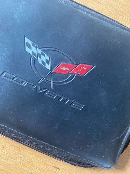 1997 GM OEM 1997-1999 Corvette Leather Folder only for Owner's Manual m-98
