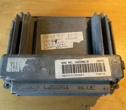 1998-2002 C5 Corvette,Powertrain Control Module (PCM,ECM),GM 9354896 used