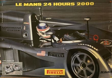 2000 Cadillac Northstar LMP GM LE MANS 24hr poster 24"x 36" 61x92cms