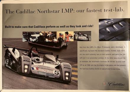 2001 Cadillac Northstar LMP #5 GM LE MANS 24hr poster 24"x 33" 61x84 cm