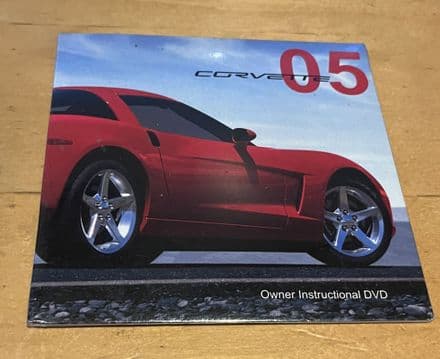2005 GM OEM 2005 C6 Corvette Owner's INSTRUCTIONAL DVD GM15225992 new sealed