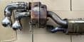 2022-2025, Corvette C8 LT2 GM 86820090 2022 DOOR COUPE rear Exhaust Assembly 3,000 miles USED