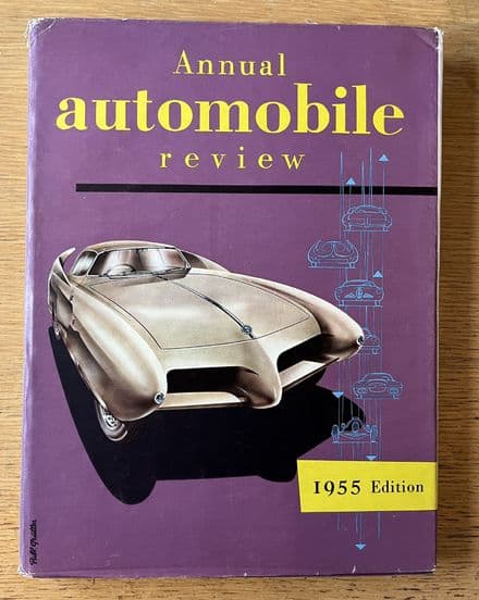 Annual Automobile Review 02 # TWO 1954 - 1955 with rare dust cover