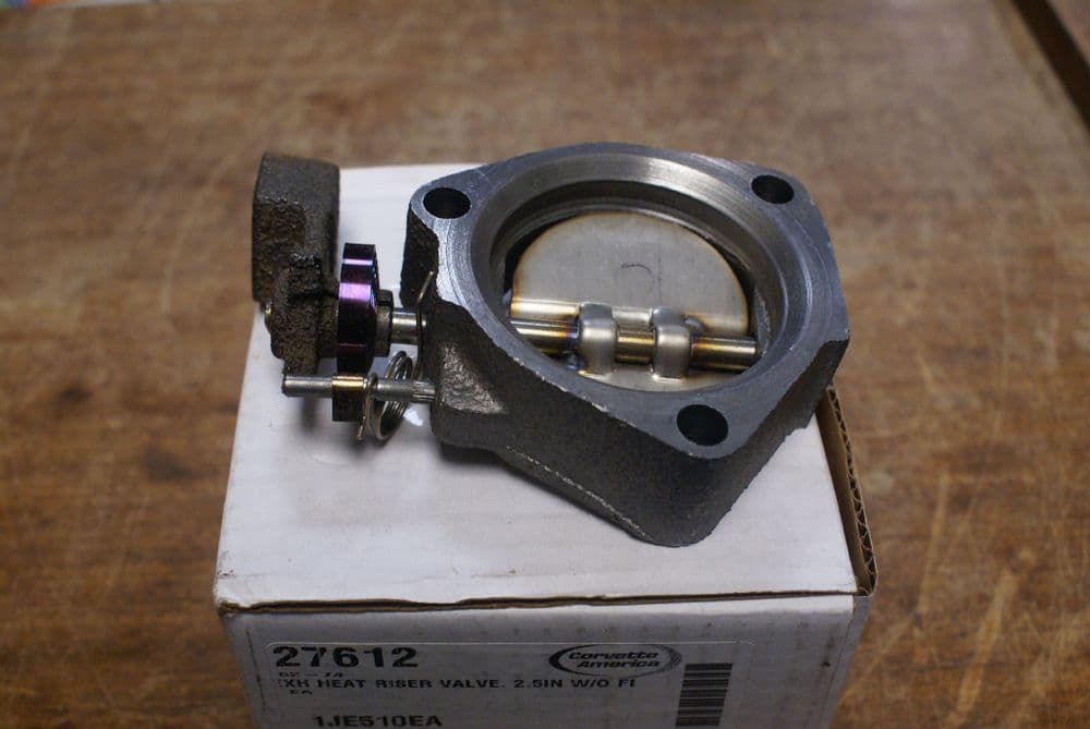 C2 C3 Corvette Exhaust Heat Riser Valve W/O Fuel Injection 2 5" Diameter 27612 New