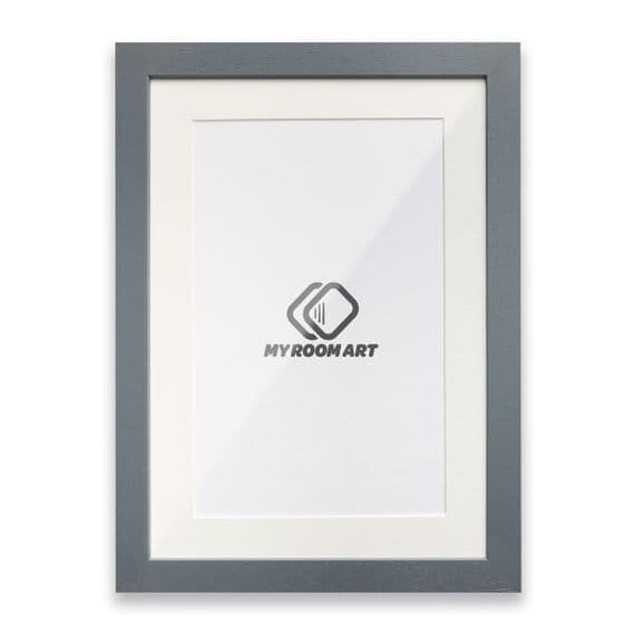 Dark Grey Open Grain Wood Frames 4530 - 21mm x 22mm