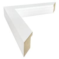 White Thin Frame - 20mm x 25mm