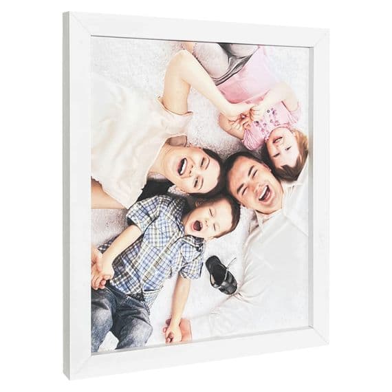 White Thin Frame - 20mm x 25mm