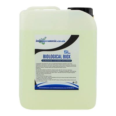 Biological BIOX ultrasonic cleaning fluid (5 Litre)