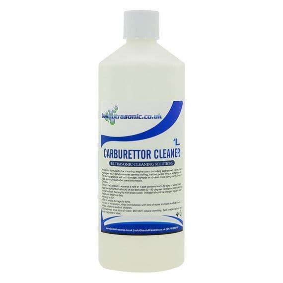 Carburettor cleaner, engine parts ultrasonic cleaning solution - (1 Ltr)