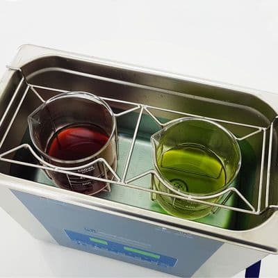 Steel basket & 2 x 500 ml glass beakers for 6, 10, 13, 22 and 27 L tanks