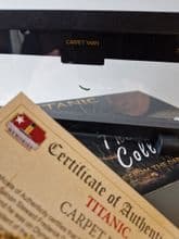 " TITANIC - LEGACY COLLECTION " carpet fragment.