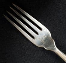 1909 White Star Line 1st Class Dining Fork