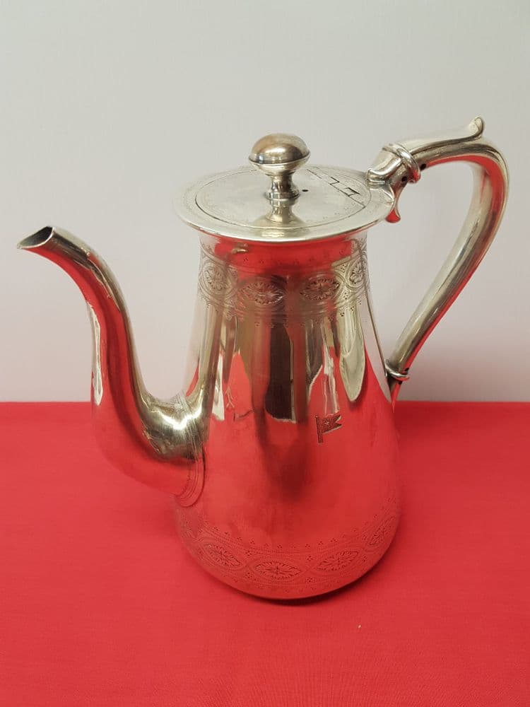 1st class silver coffee pot