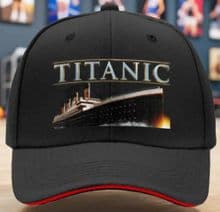 Black Titanic Baseball Cap
