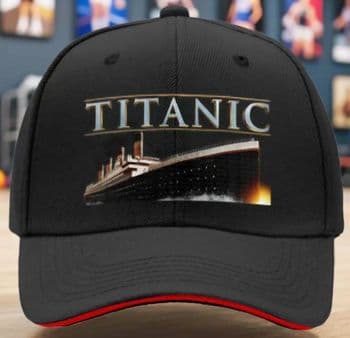 Black Titanic Baseball Cap