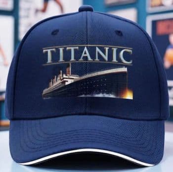 Blue Titanic Baseball Cap