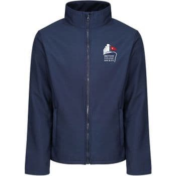 BTS Embroidered Regatta 'Ablaze' Softshell Jacket in Navy