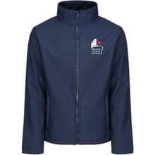 BTS Embroidered Regatta 'Ablaze' Softshell Jacket in Navy