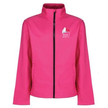 BTS Embroidered Regatta 'Ablaze' Softshell Jacket in Pink