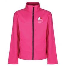 BTS Embroidered Regatta 'Ablaze' Softshell Jacket in Pink