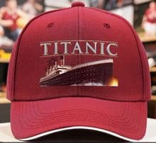 Deep Red Titanic Baseball Cap