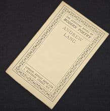 Eleanor Smith Poetry Book - Andrew Lang